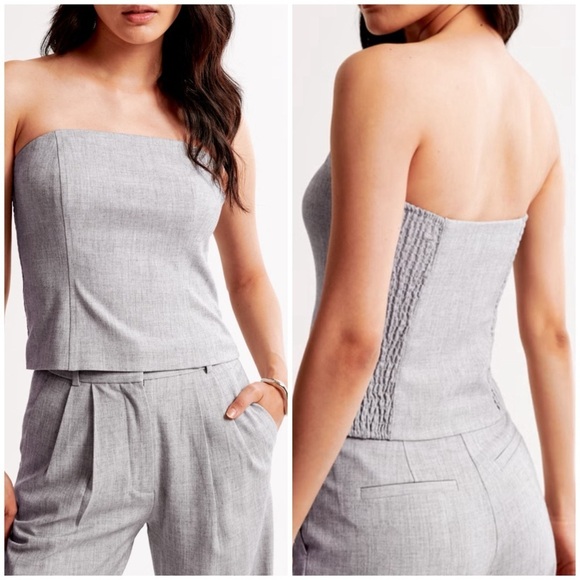 Abercrombie & Fitch Tops - Abercrombie & Fitch Tailored Tube Top Size Medium
